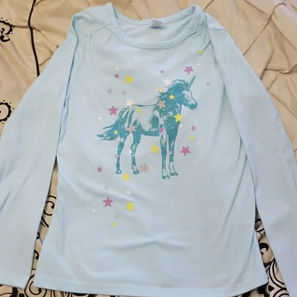 GAP Girls unicorn PJ Tops